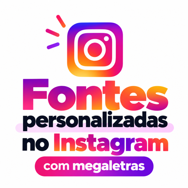 Custom fonts on Instagram with oversized letters